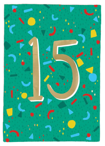 Picture of 15TH BIRTHDAY CARD